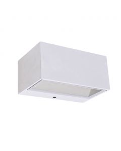 LUTEC GEMINI WANDLICHT BUITENWANDLAMP SQUARE S WIT