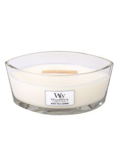 WOODWICK WHITE TEA & JASMINE ELLIPSE CANDLE