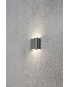 CHIERI POWERLED 230V APPLIQUE MURALE FLUSH TWINLIGHT 11X9CM, 2X 3W