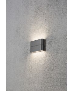 CHIERI POWERLED 230V APPLIQUE MURALE FLUSH TWINLIGHT 17X9CM, 2X 6W