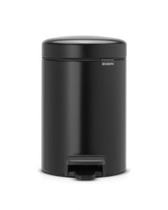 BRABANTIA NEWICON PEDAALEMMER 3L MAT ZWART