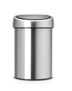 AFVALEMMER TOUCH BIN 3L MATT STEEL FPP