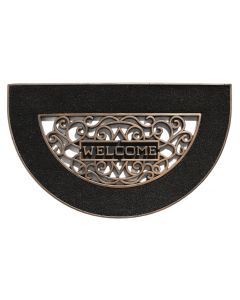 HAMAT PAILLASSON EN COCO MATHARA WELCOME BLACK 45X75CM