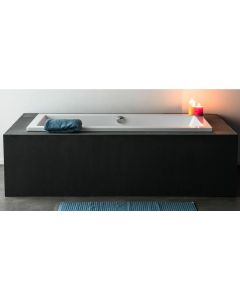 LUNA RECHTHOEKIG INBOUWBAD 180X80CM WIT