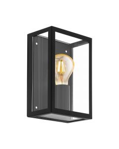 EGLO ALAMONTE 1 WANDLAMP ZWART max 1X60W