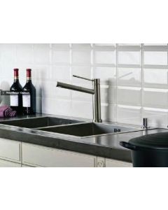 METROTEGEL ALF200 WHITE SHINY FACET 7.5X15CM