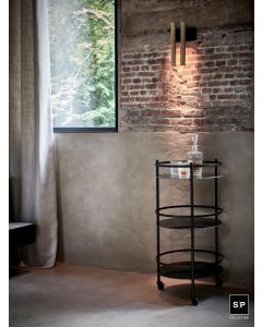 SALT&PEPPER BAR SERVEERWAGEN 48XH96CM 3 LAGEN ZWART