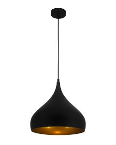 FANTASIA RONIN SUSPENSION DIA32 E27 NOIR/OR