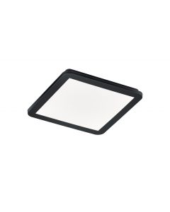 TRIO CAMILLUS PLAFONDLAMP LED ZWART 16W VIERKANT 30x30x3cm