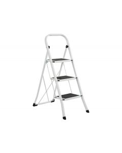 ESCABELLE 3 MARCHES BLANC CUISINE