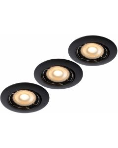 LENNERT - Spot de plafond Salle de bain - LED Dim. - GU10 - 2x5W 3000K -  IP44 