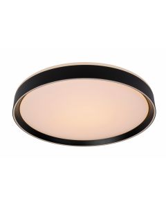 LUCIDE NURIA - PLAFONNIÈRE - DIA 50CM - LED DIMMABLE - 1X36W 2700K - NOIR