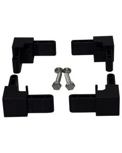 CANDO SET HOEKSTUKKEN ZWART