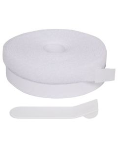 CANDO VELCRO 15MMX400CM BLANC