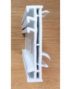 MEETH VERBREDINGSPROFIEL PVC WIT 15X70X2200