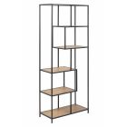 ACTONA SEAFORD BOEKENKAST 4 LEGGERS WILDE EIK 77X35X185CM