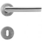 DEURKRUK ELLIPS INOX PLUS R+E - set