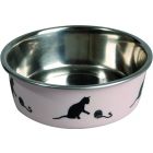 FLAMINGO GAMELLE POUR LA NOURRITURE CHAT BELLA KENA ROSE 11CM 161