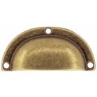 TIRANT DE MEUBLE COQUILLE MODERNE OLD YELLOW