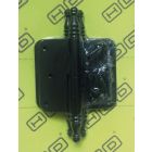 PAUMELLE SKIN HDD 80X80X2,5 VASE NOIR DROITE 3PCE+VIS