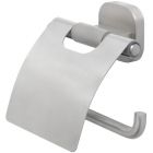 TIGER RAMOS PORTE-ROULEAU PAPIER TOILETTE AVEC RABAT ACIER INOXYDABLE BROSSÉ