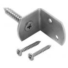 WOODVISION BEVESTIGINGSHOEK RVS 4 STUKS