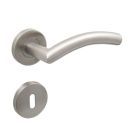 DEURKLINK ECO MILA INOX ROSAS SLEUTEL - set