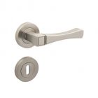 ORO&ORO DEURKLINK TANCREDI MAT NIKKEL ROSAS SLEUTEL - set