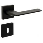 ORO&ORO DEURKLINK UNICA ZWART ROSAS SLEUTEL - set