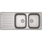 FRANKE AZX6211 SPOELTAFEL ANTEA 116X50 RVS 2 BAK