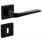 ORO&ORO DEURKLINK FORMA ZWART ROSAS SLEUTEL - set