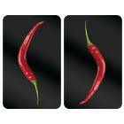 WENKO PROTEGE-PLAQUE UNIVERSEL VERRE PEPERONI 2PCS