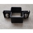 MIDDENKLEM RECHTHOEKIGE PAAL 60X40MM ZWART