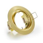 TRIO JURA INBOUWSPOT ROND MESSING MAT