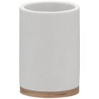 SEALSKIN GRACE GOBELET À BROSSE À DENTS AUTOPORTANTE BLANC