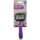 FLAMINGO SLICKERBORSTEL KAT MET HANDVAT S