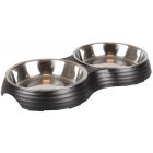 FLAMINGO GAMELLE ASCHAU DUO DINNER NOIR