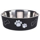 FLAMINGO GAMELLE POUR LA NOURRITURE BELLA KENA NOIR 23CM 2200ML