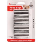 FLAMINGO POEPZAKJES BASIC ZWART- 8X15ST