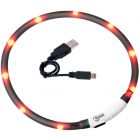 FLAMINGO VISIO LIGHT LED COLLIER NOIR 70CM