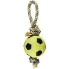 FLAMINGO HS TPR SPORTY BALLON DE FOOTBALL+CORDE VERT