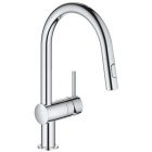 GROHE MINTA MITIGEUR DE CUISINE BEC C DUAL DOUCHE 32321002