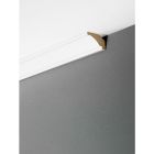 MAESTRO MOULURE DE PLAFOND 22X35X2700 GLOSS WHITE 2PCS