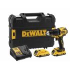 DEWALT PERCEUSE-VISSEUSE A PERCUSION COMPCTE 2X3.0AH 18V XR