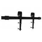 IVANA SCHUIFDEURRAILS RETRO 3 COMPLEET 200CM ZWART