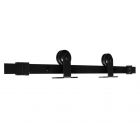 IVANA RAILS DE PORTE COULISSANTE RETRO 4 COMPLET 300CM NOIR