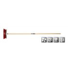 POLET BEZEM 270MM ROOD+STAALDRAAD