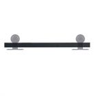 SOLID MORE - RAIL PLAT LOFT NOIR 2000MM