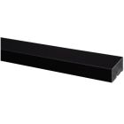 CANDO RAMPE D'ESCALIER NOIR MAT 390CM 50X25MM