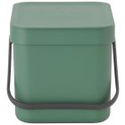 BRABANTIA SORT & GO AFVALEMMER 6L FIR GREEN